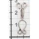 Hooks and Eyes Size 3, 13+12mm, nickel/1 pc.