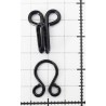 Hooks and Eyes Size 3, 13+12mm, black/1 pc.