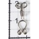 Hooks and Eyes Size 6 Nickel Free/100 pcs.