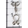 Hooks and Eyes Size 6 Nickel Free/100 pcs.