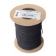 Apvali 1.0 mm storio juoda guma/1 m