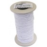 Round elastic cord 1.3 mm white/100m