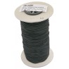 Apvali 1.3 mm storio juoda guma/1m