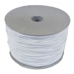 Apvali 2 mm storio balta guma/5 m