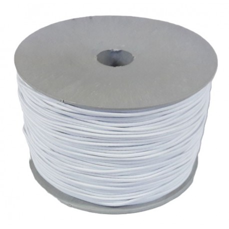 Apvali 2 mm storio balta guma/200 m