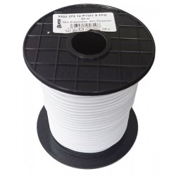 Apvali 3 mm storio balta guma/50 m