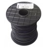 Apvali 3 mm storio juoda guma/1 m