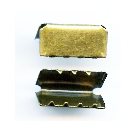 Diržo antgalis 9x20 mm, žalvaris/1 vnt.