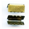 Belt Tip 20x9 mm, old brass/1 pc.