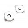 Sew-on magnetic clasp 18x4 mm/nickel/1 pc.