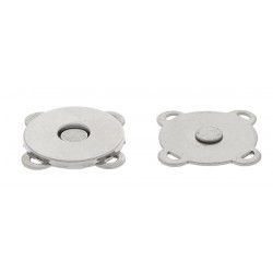 Užsegimas magnetinis prisiuvamas 18x2 mm/nikelis/1 vnt.
