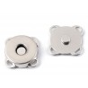Sew-on magnetic clasp 14x4 mm/nickel/1 pc.