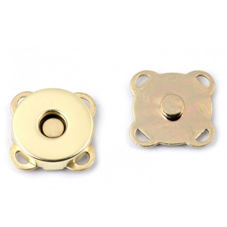 Sew-on magnetic clasp 14x4 mm/gold/1 pc.