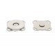 Užsegimas magnetinis prisiuvamas 14x2 mm/nikelis/1 vnt.