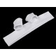 Tubular Elastic Rib Knit width 7 cm (2x sleeve, 1x waist), white