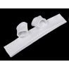 Tubular Elastic Rib Knit width 7 cm (2x sleeve, 1x waist), white