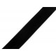 Velvet ribbon 25mm, color 0900 - black/1m