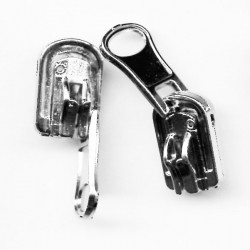 Reversible Slider for Nylon Zipper No.5 auto-lock Nickel/1 pc.