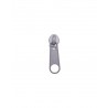 Slider for nylon zipper tapes 5 non lock, color 336 - gray/1 pc.