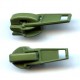 Nylon Coil Short Tab Slider Zipper Pull color 288 khaki/1 pc.