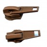 Nylon Coil Short Tab Slider Zipper Pull color 290 brown/1 pc.