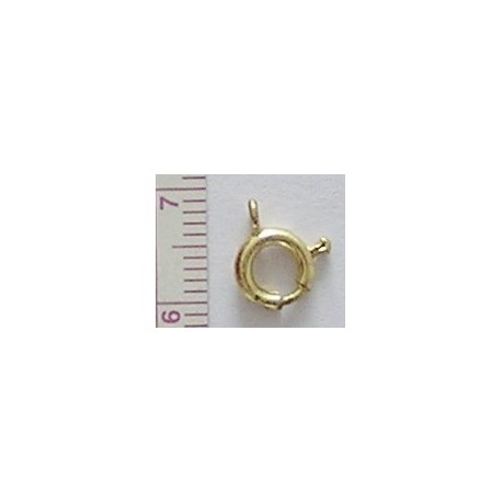 Spring Ring Clasp art.8182-7001, 4 mm, gold/1 pc.