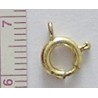 Spring Ring Clasp art.8182-7001, 4 mm, gold/1 pc.