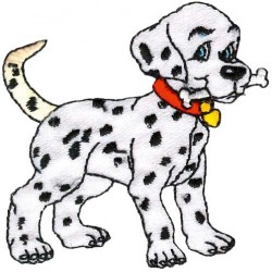 Termoaplikacija "Dalmatinas", art.LM-5348/1 vnt.