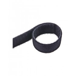 Double Sided Velcro tape 20 mm black/1m