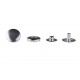 Snap Fasteners "ALFA 1512.5" stainless, nickel free, silver/60 pcs.