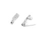 Brooch Back Bar Pins 15 mm nickel/1 pc.