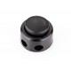 Plastic stopper for cord art. 117 black/1 pc.