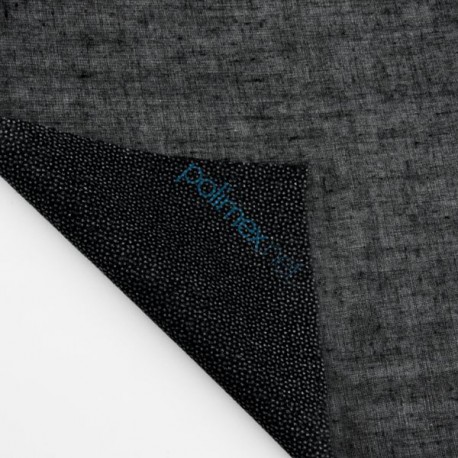 Woven fusible interlining with dot adhesive art. WT58504 black/1 m