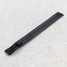 Zipper without teeth, 25cm, black