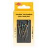 Glass Head Pins in Metal Box art. 710-21/38 mm/ 120 pcs