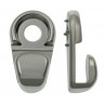 Boot Lace Hook art.HB03, nickel/1 pc.