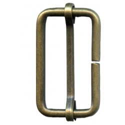 Slider of steel wire RE40/20/4.0 old brass/1 pc.