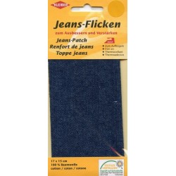 Jeans Patch art.342-01 dark blue, 17 cm x 15 cm/1pc.
