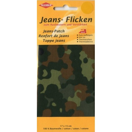 Jeans-Patch art. 342-09 military, 17 x 15 cm
