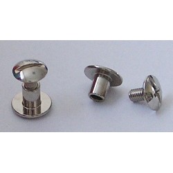 Binding screw Posts 9x5 mm, nickel /1 pcs.