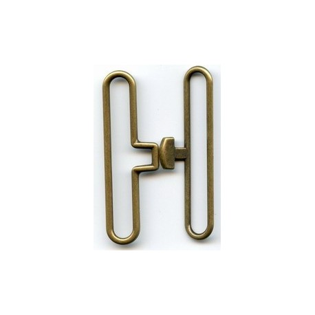 Clasp art.ZZCH80 mm old brass/1 pc.