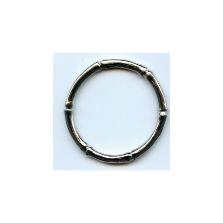 Žiedas metalinis art.OZKB 50 mm nikelis/1 vnt.