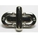 Oval Turn Lock Clasp art.805/35mm nickel/1 pc.