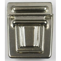 Tuck lock clasp art.787/32mm nickel/1pc.