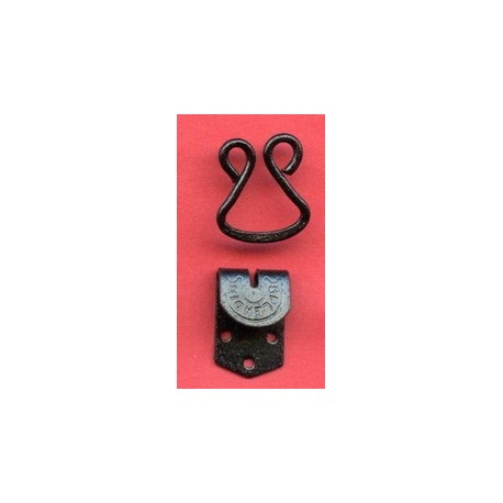 Trouser Hooks-Two Parts art.1190 black/1 pc