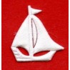 Application-sailboat art.A-173/0001-white/1pc.
