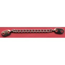 3759 Coat chain hanging loop 9 cm nickel/1 pc.