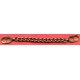 20074 Coat chain hanging loop 9 cm old brass/1 pc.