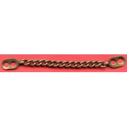 Coat chain hanging loop 9 cm old brass/1 pc.