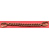 Coat chain hanging loop 9 cm old brass/1 pc.